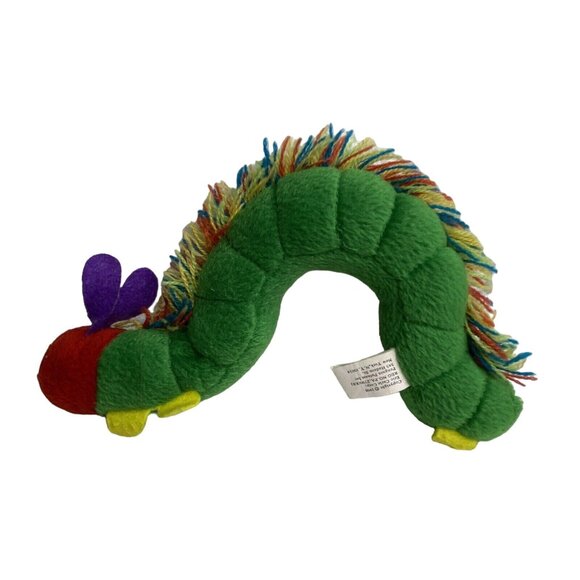 Vintage Eric Carle Very Hungry Caterpillar Plush Stuffed Animal 7" Travel Size - Picture 3 of 7